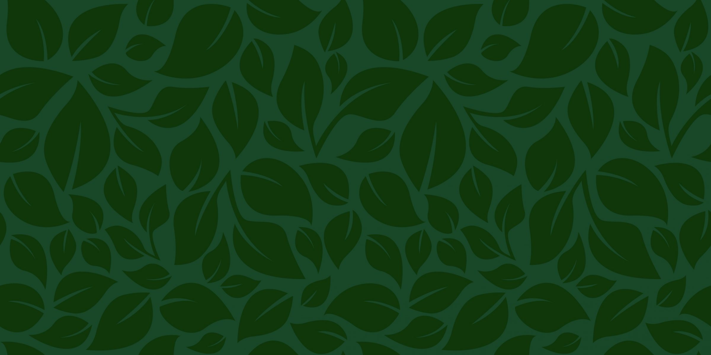 Seamless dark green leaf pattern background